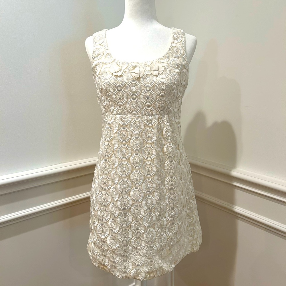 Phoebe Couture white lace dress size‎ 4.